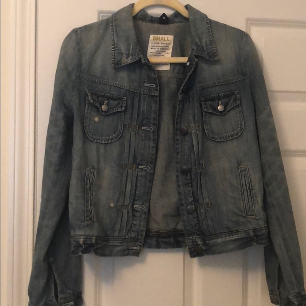 J. Crew denim jacket size small